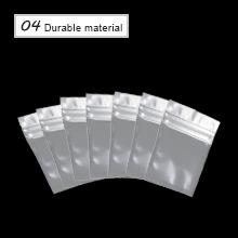 Resealable Luchtdichte Zakken, de Zak van het Ritssluitingsslot, Reclosable de Opslagzakken van het Slotvoedsel verwarmen - verzegel het Pak van de Zakkenkruidenierswinkel 6