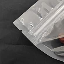 Kraftpapier-document de zak, de Zakken van het Geurbewijs, Pit Hoogste Waterdicht voor Voedselopslag, Op zwaar werk berekende Ritssluiting, verwarmt Verzegelbaar 7