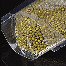 De opnieuw te gebruiken Ritssluitings Hoogste zakken, Steen eindigen, douaneembleem, vlakke bodemzakken, koffie & theeverpakkingszakken 6