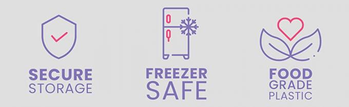 De Zakken van de melkzak, Waterdicht, Geurbewijs, Hermetisch, de Greeptribune van de Schuifritssluiting op Pakket 8