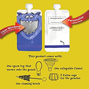 Voedsel Draagbare Zakken, het Poederzak van de Babymelk, Opslagzakken, Zuigeling het Voeden Zakken, het Poedercontainer van de Formulemelk 0