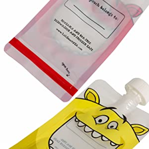 Voedsel Draagbare Zakken, het Poederzak van de Babymelk, Opslagzakken, Zuigeling het Voeden Zakken, het Poedercontainer van de Formulemelk 2