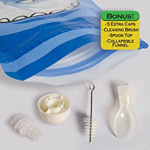 Voedsel Draagbare Zakken, het Poederzak van de Babymelk, Opslagzakken, Zuigeling het Voeden Zakken, het Poedercontainer van de Formulemelk 1