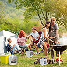 Watercontainer met Spon, de Kruik van de Opslagdrager, Wandelingsrugzak, Overlevingsuitrusting, Waterkantine 1