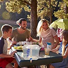 Watercontainer met Spon, de Kruik van de Opslagdrager, Wandelingsrugzak, Overlevingsuitrusting, Waterkantine 10