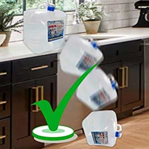 Watercontainer met Spon, de Kruik van de Opslagdrager, Wandelingsrugzak, Overlevingsuitrusting, Waterkantine 5