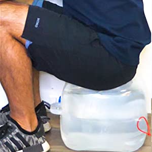 Watercontainer met Spon, de Kruik van de Opslagdrager, Wandelingsrugzak, Overlevingsuitrusting, Waterkantine 7