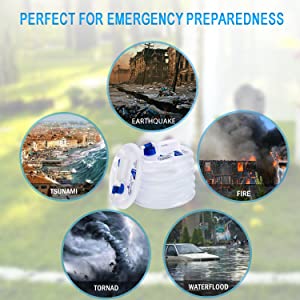 De draagbare Kruik van de Wateropslag, Waterdrager, Vouwbare Kantine, ROOSTERT het Kamperen in openlucht Wandeling 10