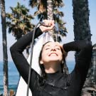 Draagbare Douchezak, de Uitrusting die van de Reiswas, het Kamperen het Bijkomende, Openluchtreis Kamperen, Pomp, Spuitbus wandelen 9