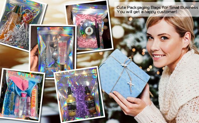 De Zakken van Mylar van het geurbewijs, Zakken van de Folie de Kleine Ritssluiting, Halloween-Kerstmisgunst, Foliezak Slidelock 8