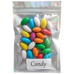 De Zakken van Mylar van het geurbewijs, Zakken van de Folie de Kleine Ritssluiting, Halloween-Kerstmisgunst, Foliezak Slidelock 2