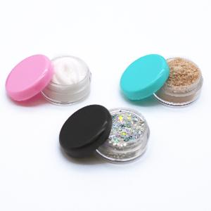 Kleine de Room Duidelijke Plastic Pot van 5g 5ml met Lege Plastic Kruik van de Schroefdeksel de Kosmetische Container 2