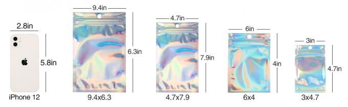 Resealable Ritssluitingszak, Mylar-Zakken, Resealable Zakken van het Geurbewijs, de Zak van de Aluminiumfoliezak 1