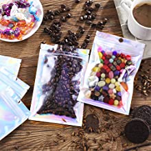 Geurbewijs Baggies, Holografische Zakken, Metaalzak, Opslagzak, Bloem Verpakking, Droge Bladeren 5