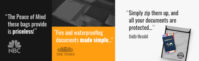 Vuurvaste Documentzak, Insecten uit Zakken, Portefeuille, Aktentas, Waterdichte Dossierbescherming, Safty, Veiligheid 2