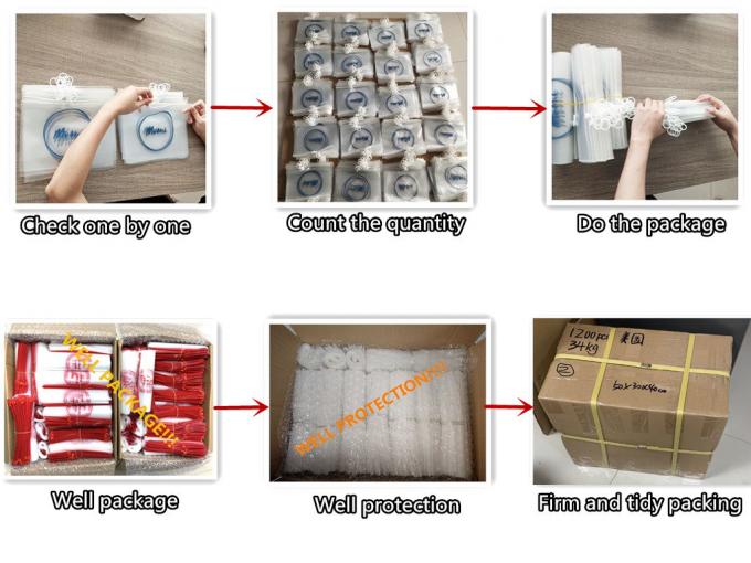 De biologisch afbreekbare Douane Berijpte Zak van de Schuifritssluiting, Bikini Swimwear, Kleren, Eco-Verpakking, Ritssluitingszak 7