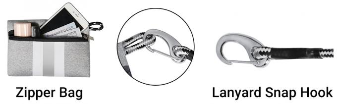 Dubbele de Telefoonzakken van de Ritssluitingsverbinding, Waterdicht Geval, Universele grootte, dirtproof, stofdicht Smartphones-pakket 6