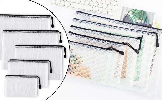 Mini Clear Organizer Pouches, Multifunctionele Make-upzak, de Kleine Transparante Kosmetische Organisator Bag van pvc 0
