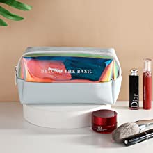 HOLOGRAFISCH VERBLINDEN, TPU-de Laser Kosmetische Zak van pvc, Make-uporganisator Bags, Jelly Purse, Hangende Toiletry 0