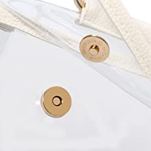 Modieuze de Handtasbeurs van pvc van de Ontwerpluxe, Organisator Dust Cover, Zakbeschermer, Magnetische Onverwachte Sluiting 2