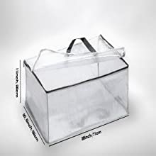 Modieuze de Handtasbeurs van pvc van de Ontwerpluxe, Organisator Dust Cover, Zakbeschermer, Magnetische Onverwachte Sluiting 10