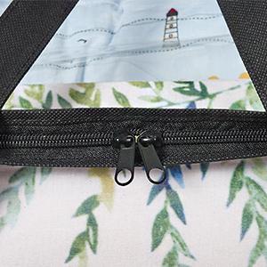 De Zak van de klerenopslag, Make-uporganisator With Reinforced Handle, Vinylopslagzakken, Dubbele Ritssluitingen, Bewegende Totalisators 2