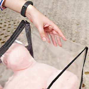 De Zak van de klerenopslag, Make-uporganisator With Reinforced Handle, Vinylopslagzakken, Dubbele Ritssluitingen, Bewegende Totalisators 3