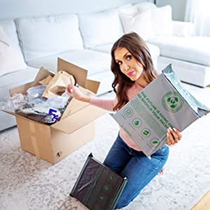 Waterdichte Rekupereerbare Mailers, Eco Vriendschappelijke Mailers, Verschepende Zakken voor Kleding, Postenveloppen Verpakking 6