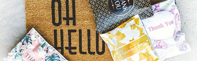 Het Blad van de Mailerenvelop de Tropische zak-Zelfverbinding van het Post Verschepende Pakket, Verschepende Levering, uitdrukkelijke leveringszakken 1