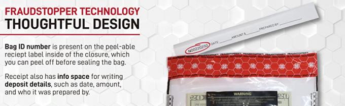 ICAO die met vrijstelling van rechten, STEBs-Zakken, de Opslag van de Douaneluchthaven, de Zakken van de Kleinhandelswinkelveiligheid, knoeit Duidelijk Bewijs verpakt 2