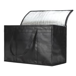 Niet Geweven Stoffen Koelere Zakken, Geïsoleerde Zak, Hete & Koude van de Voedsellevering Zak, kruidenierswinkel die, Voedsellevering winkelen 2