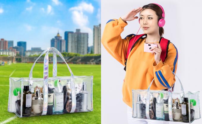 Pvc-Toiletry van de Reismake-up Opslagzak, Grote Capaciteit Tote Bag, Kosmetische Klerenorganisator Bag 2