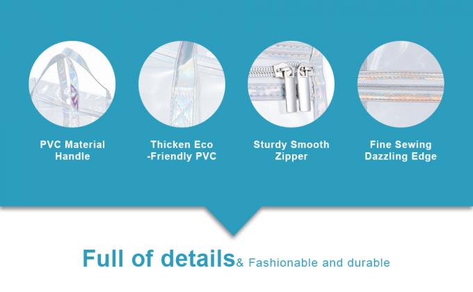 Pvc-Toiletry van de Reismake-up Opslagzak, Grote Capaciteit Tote Bag, Kosmetische Klerenorganisator Bag 1