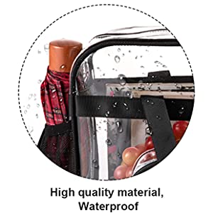 De duidelijke Zakken, Goedgekeurd Stadion, zien door Tote Bag, Schouderriem, Grote Transparante Zak 5