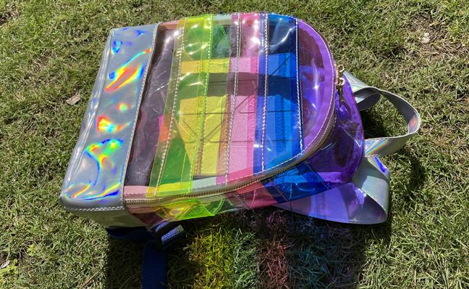De Zak van School Daypack Travel Caming van de rugzakstudent voor Vrouwenmeisjes, Drawstring-Zakken, Veelkleurige regenboog 17