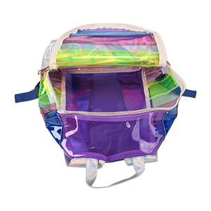 De Zak van School Daypack Travel Caming van de rugzakstudent voor Vrouwenmeisjes, Drawstring-Zakken, Veelkleurige regenboog 22