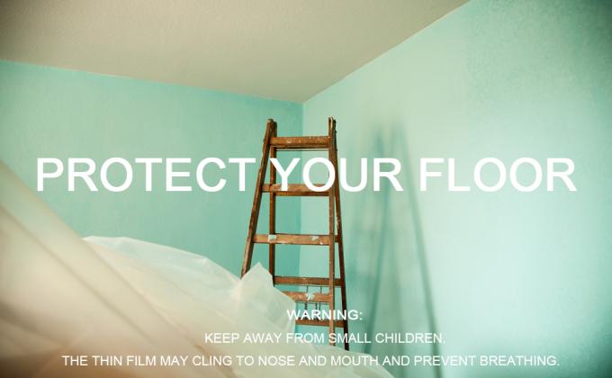 Het Blad van schildersplastic drop cloths, Waterdicht, roestvrij, de Dekking van het anti-Stofmeubilair, Laagdekking, Meubilairdekking 3