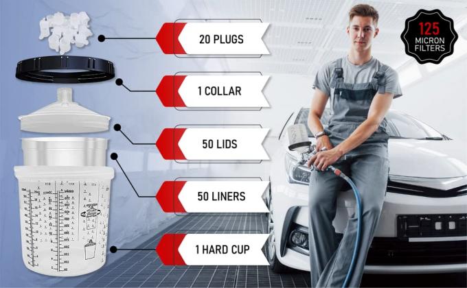 BESCHIKBARE NIEUWE VULLINGEN, Automobiel de Verf Harde Kop die van de Nevelkop, Kanonkoppen, Verf Koppen, het SYSTEEM van de NEVELkop mengen 0