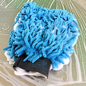 De Autowas van auto Schone Toebehoren het Schoonmaken Reeks 7 in 1 Draagbare Autowasseretteuitrusting, Borstelzwabber, Microfiber-Autohanddoek 4