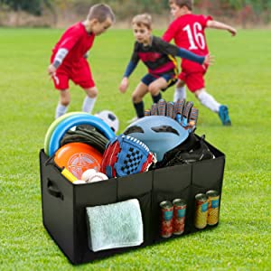 De Organisator For SUV, Uitzetbare Grote Capaciteit, Stevige de Opslagorganisator van de autoboomstam van de Ladingsboomstam, glijdt niet Bodem uit 14