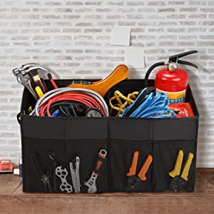 De Organisator For SUV, Uitzetbare Grote Capaciteit, Stevige de Opslagorganisator van de autoboomstam van de Ladingsboomstam, glijdt niet Bodem uit 18