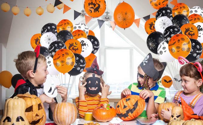 De Zakken van het pompoengazon, Feestelijk Blad, Halloween-Decoratie, Truc of het Behandelen, Partijlevering, Reuzezoetigheidzakken 6