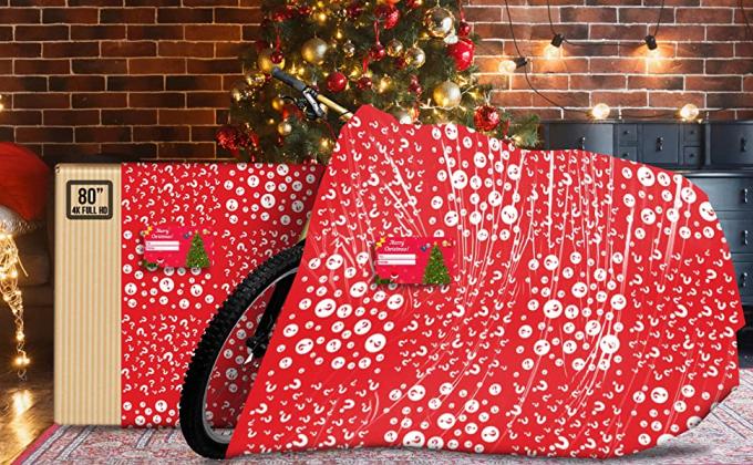 De jumbozak van de Gift Reuzefiets, op zwaar werk berekende Overmaatse, Jumbo Buitengewoon breed, verpakkende zakken van de Kerstmis de Huidige Gift 2