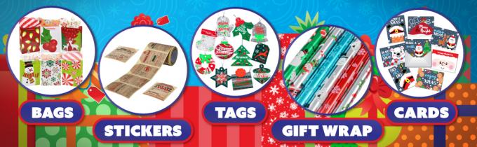 De jumbozak van de Gift Reuzefiets, op zwaar werk berekende Overmaatse, Jumbo Buitengewoon breed, verpakkende zakken van de Kerstmis de Huidige Gift 7