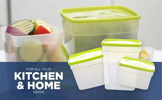 Opnieuw te gebruiken de Opslagcontainers van het Diepvriezervoedsel met Deksels, Reeksen Bento Box BPA Vrije Microwaveable van de Maaltijd Prep Container 5
