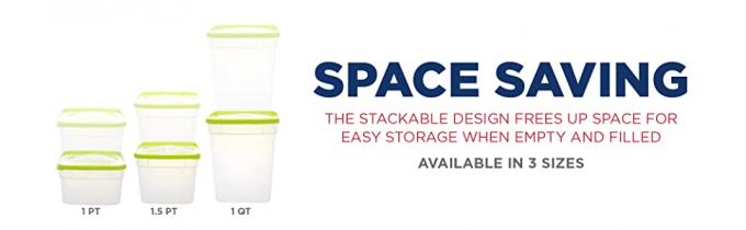 Opnieuw te gebruiken de Opslagcontainers van het Diepvriezervoedsel met Deksels, Reeksen Bento Box BPA Vrije Microwaveable van de Maaltijd Prep Container 4