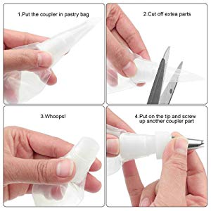 De biologisch afbreekbare Zakken van Gebakjeleidingen, Cake die Zakken verfraaien, Bakkend de Leveringsuitrustingen van het Koekjessuikergoed, Bevriezende Zakken 2