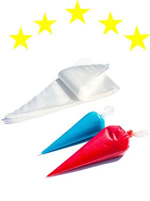 De biologisch afbreekbare Zakken van Gebakjeleidingen, Cake die Zakken verfraaien, Bakkend de Leveringsuitrustingen van het Koekjessuikergoed, Bevriezende Zakken 13