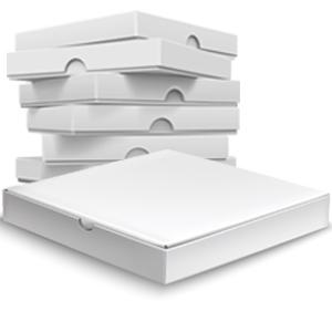 De Verpakkingsdocument van de douanepizza Vakje Golf met Verschillende Grootte, Kringloopdocument Eenvoudig de Lunchvakje van het Pizzapakket 3