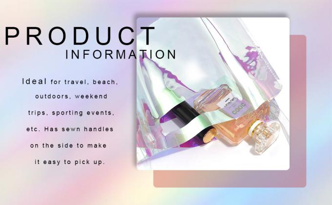 Laser Tote Bag, Holographic Rainbow Work Bag, Hologram, Mode Bag, Juwelen Bag, Stadion Buitenstrand 3